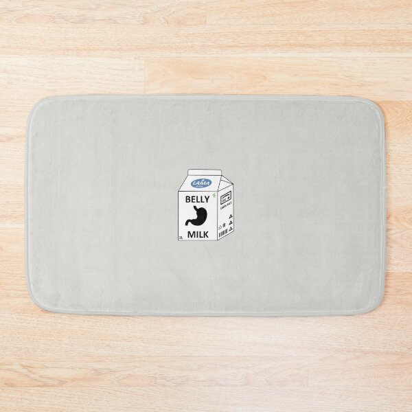 Item preview, Belly milk, Žaludeční mléko (cool grey) designed and sold by sarabboo.