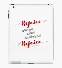 Rejoice In the Lord Always! iPad Case/Skin