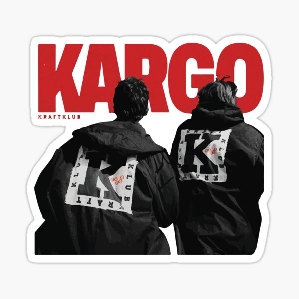kraftklub kargo Sticker