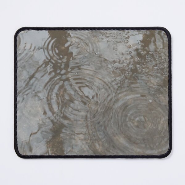 Item preview, Winterly rain puddle with snow and ice designed and sold by tshuki.