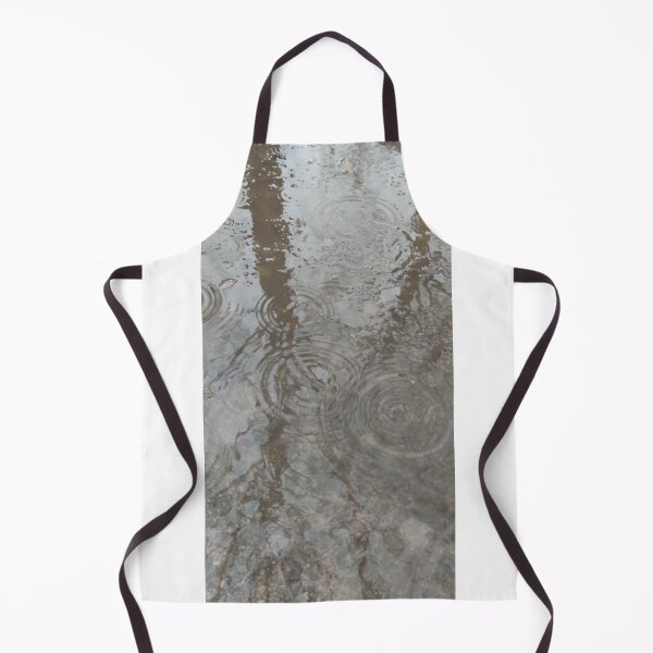 Item preview, Winterly rain puddle with snow and ice designed and sold by tshuki.