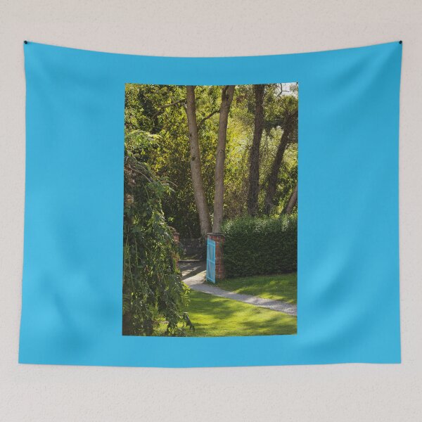 Item preview, Garden Path Blue Gate Northern Ireland Vertical designed and sold by eddiebarronshop.