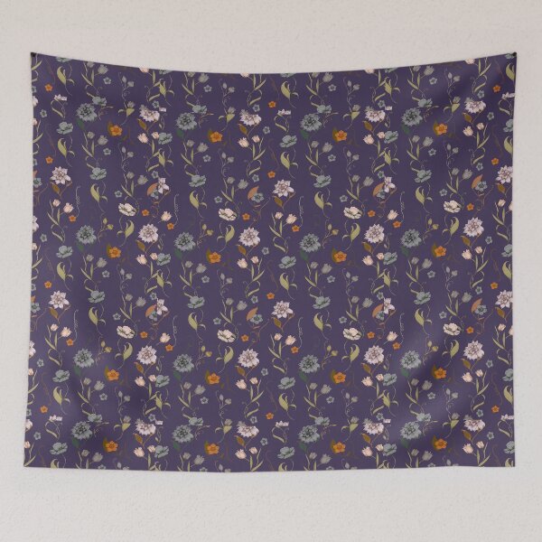 Item preview, Botanical Flower Pattern designed and sold by MadameHiro.