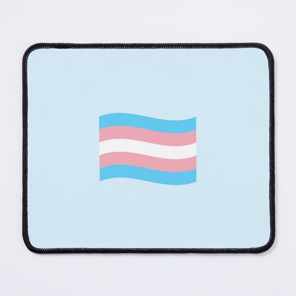 Item preview, Transgender Pride Flag Wave Shape designed and sold by chrismanubag.