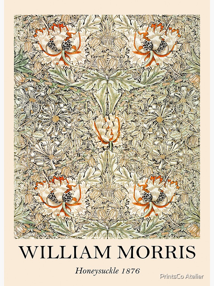 Honeysuckle by William Morris – Art Prints Gallery
