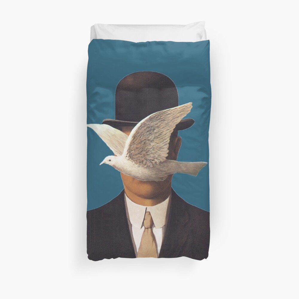 Rene Magritte Mania Duvet Cover