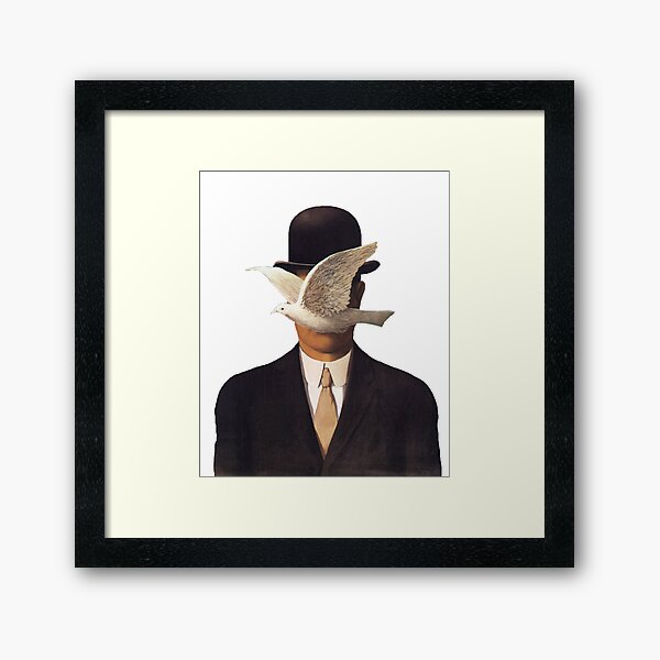 Rene Magritte Mania Framed Art Print