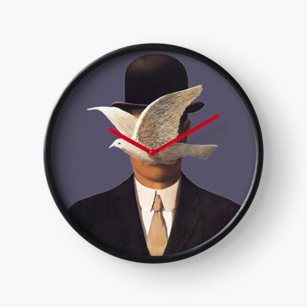 Rene Magritte Mania Clock