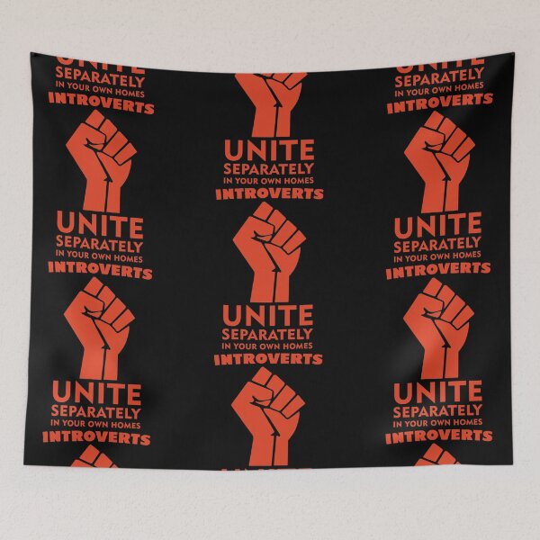 Item preview, Introverts Unite Separately In Your Homes designed and sold by UA-Shirts.