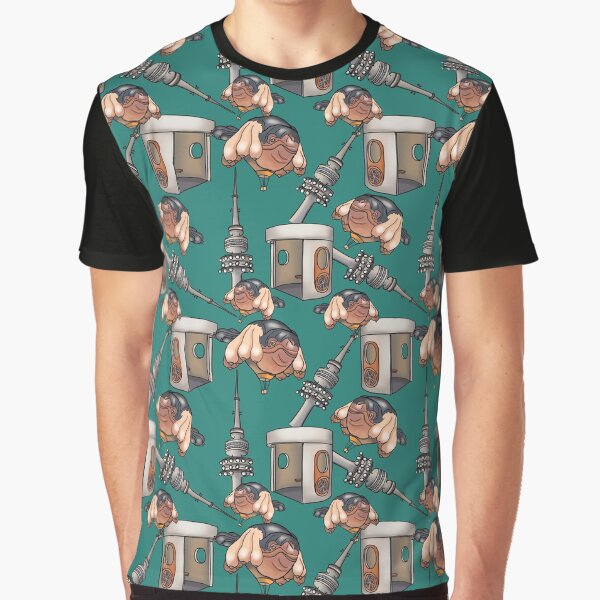Canberra: Australia's Capital Territory - Green Graphic T-Shirt