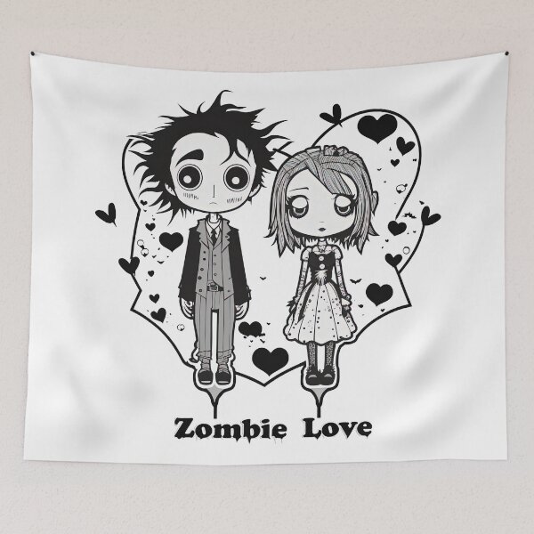 Item preview, Zombie Love Un regalo romántico para el amor nunca muere designed and sold by Delltaman.
