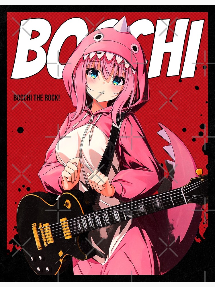 Retro Anime Bocchi The Rock Poster Music Art Wall Decor Prints