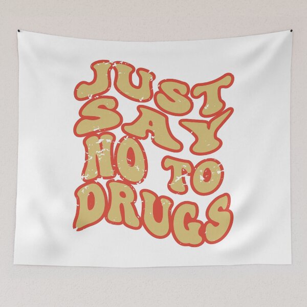 Item preview, Groovy Just Say No To Drugs designed and sold by BassHeadMomma.