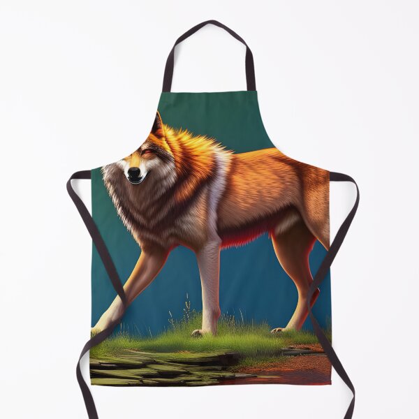 Item preview, Brown Wolf, Ai Generated Art designed and sold by ACC .