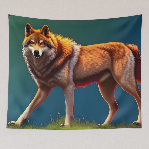 Item preview, Brown Wolf, Ai Generated Art  designed and sold by ACC .