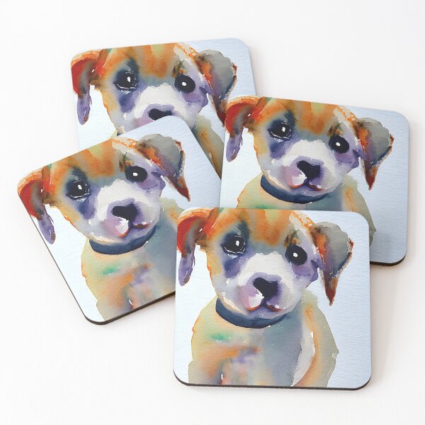 Item preview, Puppy watercolor collection designed and sold by artesilenciosa.