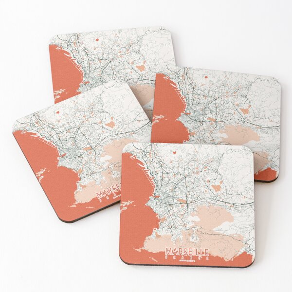 Item preview, Marseille City Map of France - Bohemian designed and sold by deMAP.