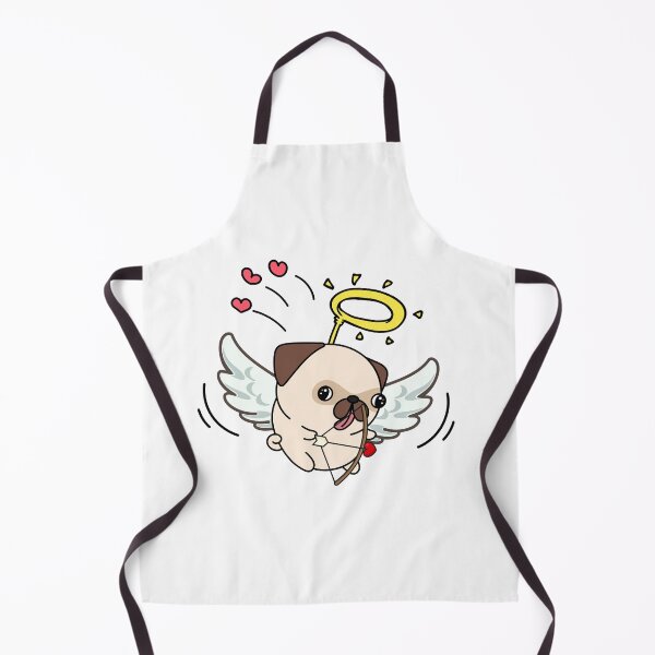 Item preview, Cupid Pug shooting a love arrow on valentine's day designed and sold by Pet Station.