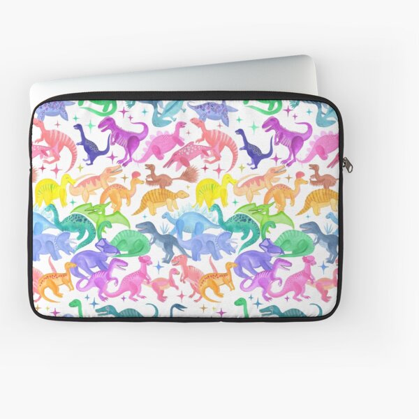 Roarsome Rainbow Dinosaur Alphabet Laptop Sleeve