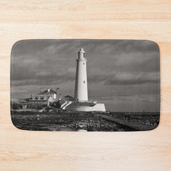 Item preview, Morning walk to St Mary's Island - Monochrome designed and sold by Violaman.