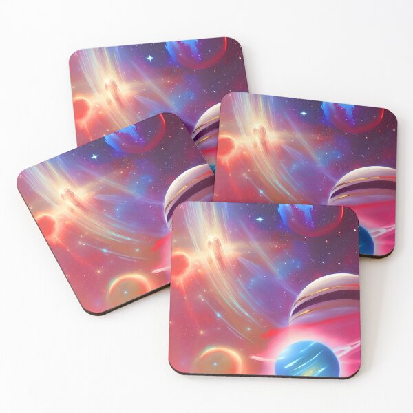 Item preview, beautiful planets and galaxy art, nebula colors 4 designed and sold by vishalraifx.