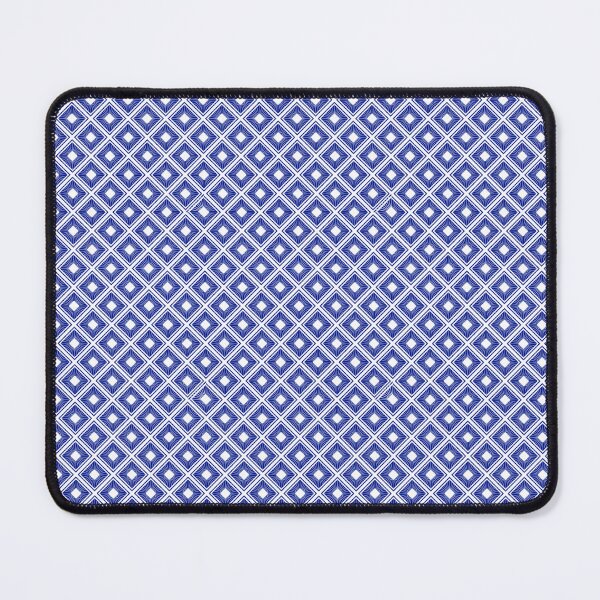 Item preview, Navy Blue Squares with White Lines designed and sold by Sheldon Stewart.