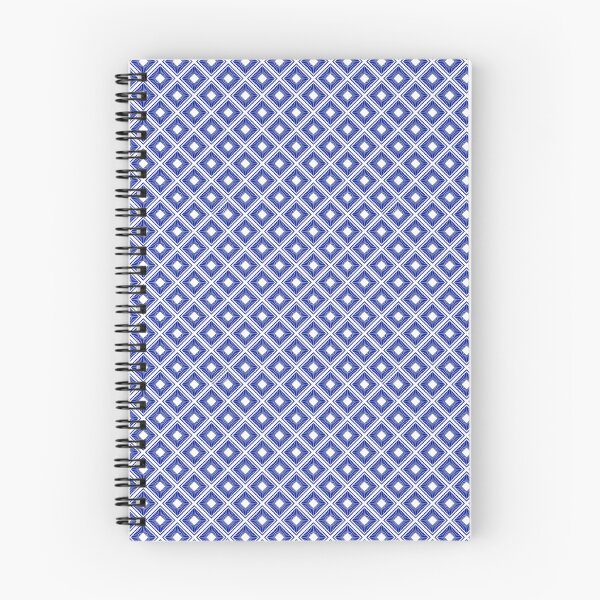 Item preview, Navy Blue Squares with White Lines designed and sold by Sheldon Stewart.