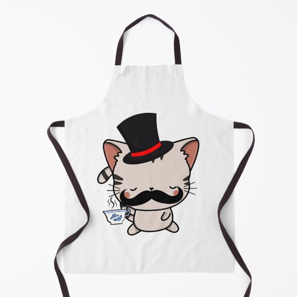 Item preview, Sophisticated Tabby Cat Wearing Top Hat and drinking tea designed and sold by Pet Station.
