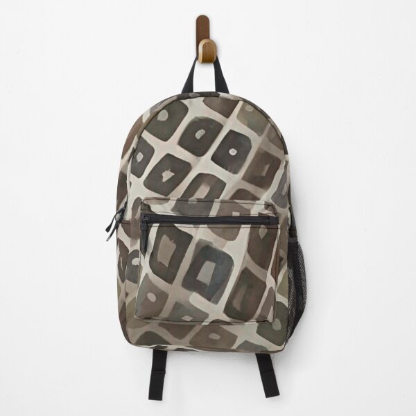 Item preview, Gray, Brown, and Tan Abstract Diamond Pattern Design designed and sold by bandjdesigns.