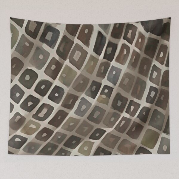 Item preview, Gray, Brown, and Tan Abstract Diamond Pattern Design designed and sold by bandjdesigns.
