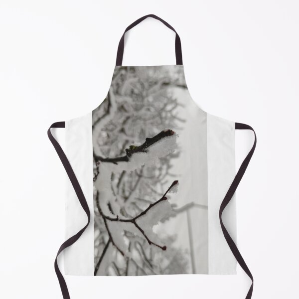 Item preview, Snow covered branch on pale sky designed and sold by tshuki.