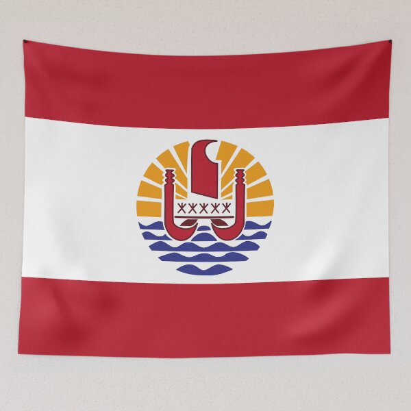 Item preview, French Polynesia - French Polynesian Flag designed and sold by FlagsWorld.