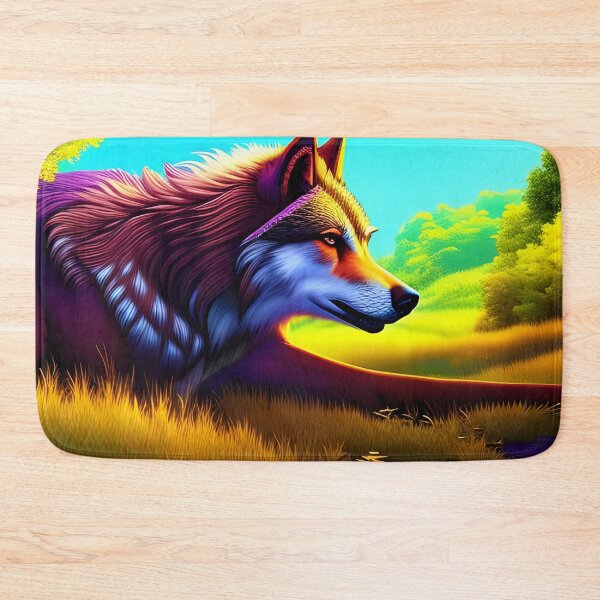Item preview, Purple Wolf, Ai Generated Art  designed and sold by ACC .