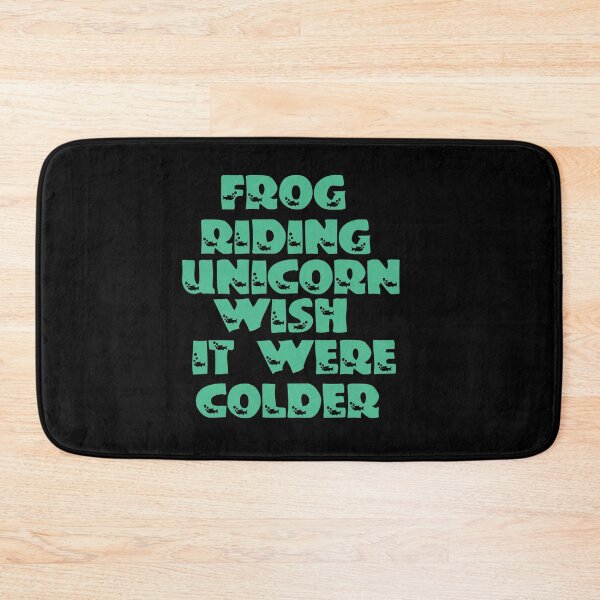 Item preview, Frog Riding Unicorn Wish It Were Colder designed and sold by Storiesforyou.