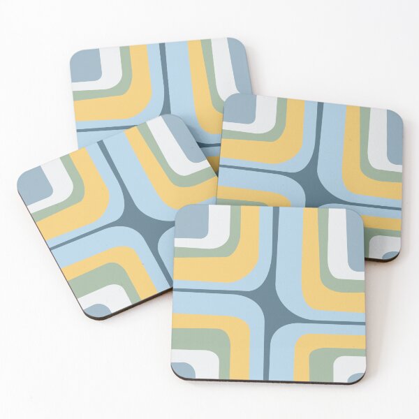 Item preview, Colorful abstract retro style rectangles  designed and sold by BattaAnastasia.
