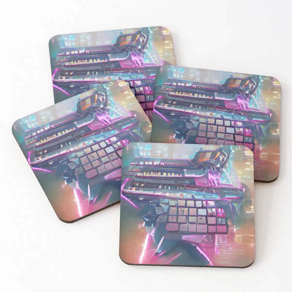 Item preview, Cyberpunk Keyboard Swag designed and sold by JoanNinjaHen.