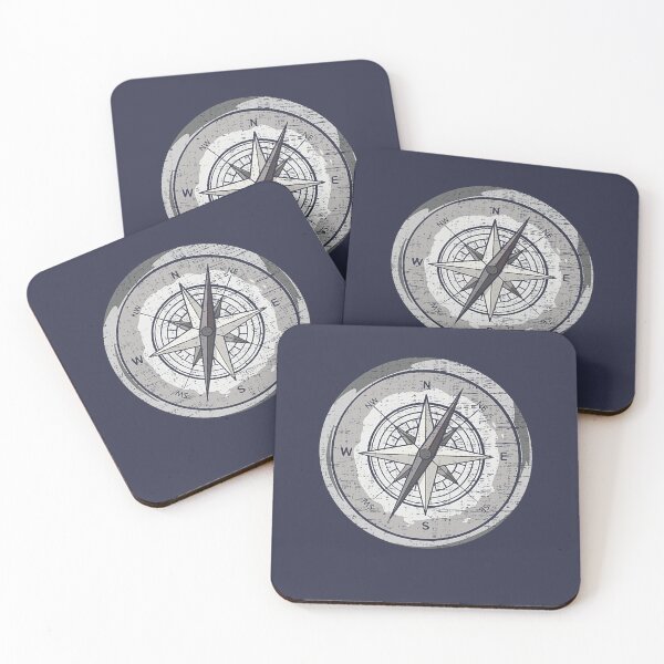 Item preview, Vintage Nautical Sailing Retro Compass North South East West designed and sold by 74ninetees.