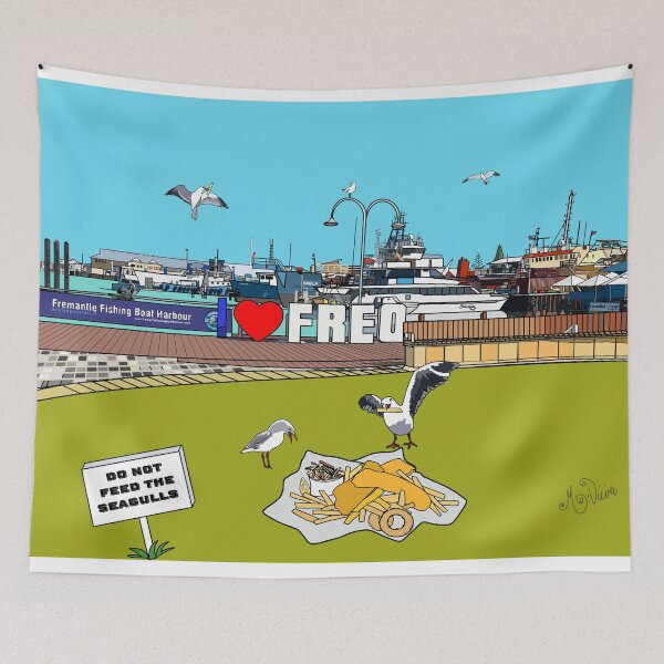 Item preview, Fremantle Fisherman’s Harbour designed and sold by Maggie Vieira.