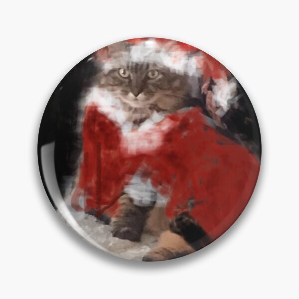 Artikelvorschau, Tiger Cat Christmas Santa Noel Maureen Girard entworfen und verkauft von Maureen Girard.