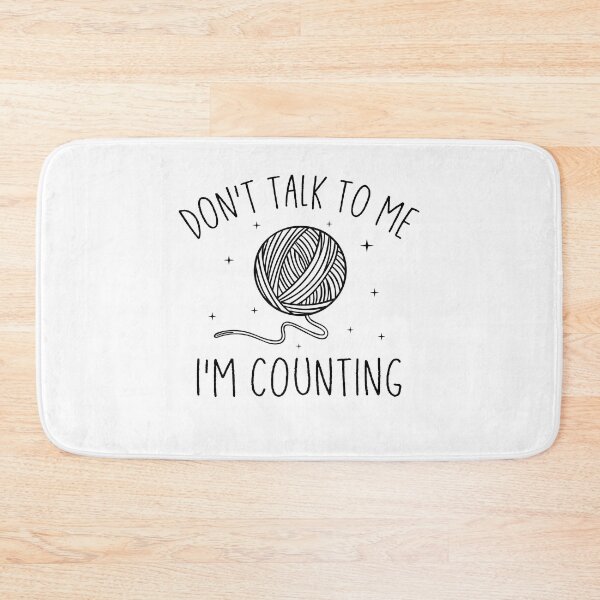 Item preview, Dont talk to me im counting funny yarn crochet  designed and sold by Majesticoo.