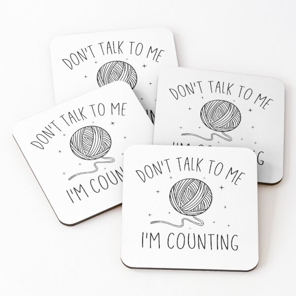 Item preview, Dont talk to me im counting funny yarn crochet  designed and sold by Majesticoo.
