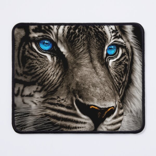 Item preview, Tiger with blue eyes designed and sold by ai1art.