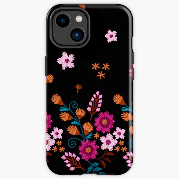 Funda de costura floral vintage para máquina de coser iPhone 14