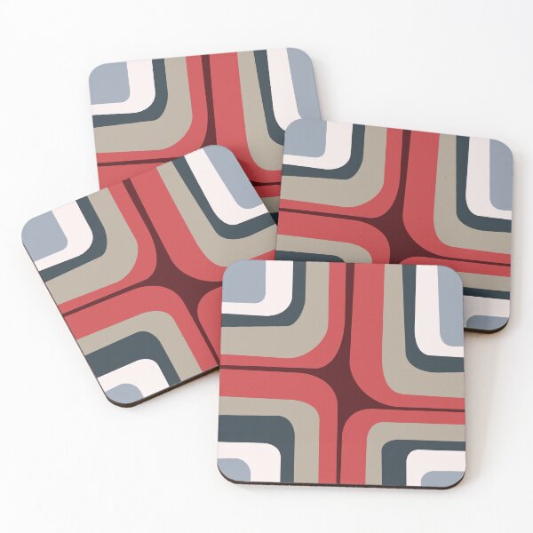 Item preview, Colorful abstract retro style rectangles  designed and sold by BattaAnastasia.
