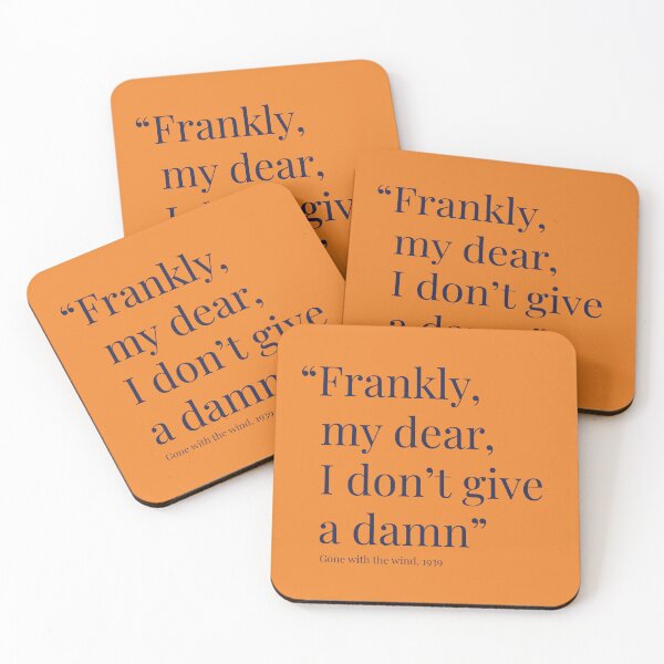 Item preview, “Frankly, my dear, I don’t give a damn” designed and sold by AllegraMussato.