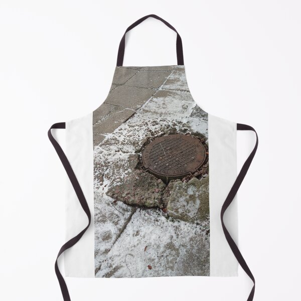 Item preview, A rusty manhole in winter designed and sold by tshuki.