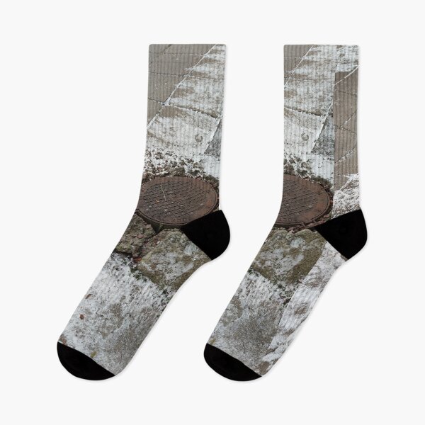 Item preview, A rusty manhole in winter designed and sold by tshuki.