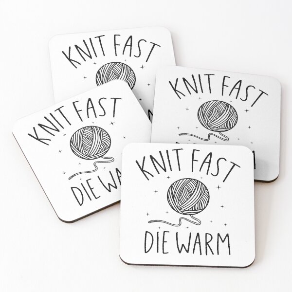 Item preview, knit fast die warm funny yarn crochet  designed and sold by Majesticoo.