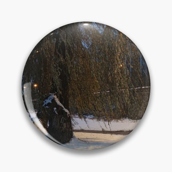 Item preview, A brown willow tree in winter night designed and sold by tshuki.
