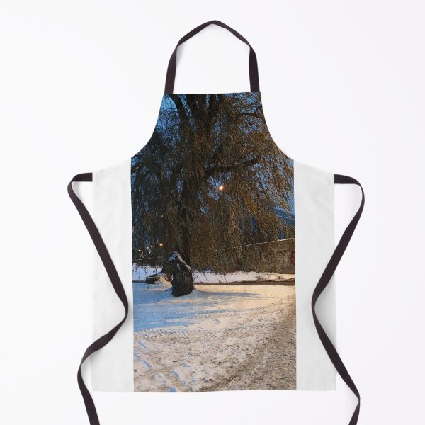 Item preview, A brown willow tree in winter night designed and sold by tshuki.